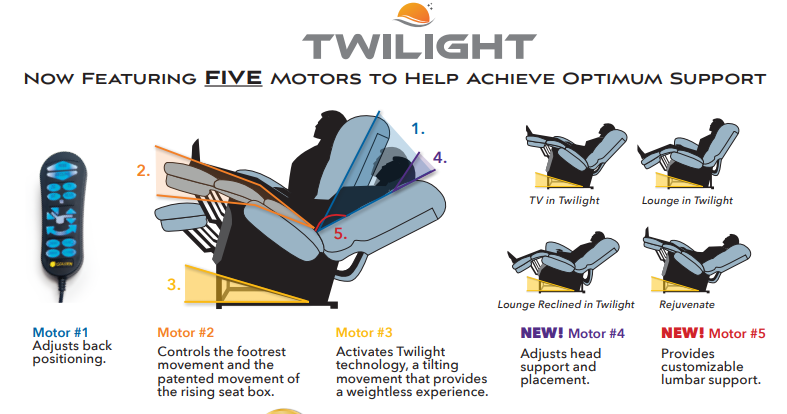 Golden PR515 MLA Maxicomfort Cloud with Twilight Power Recliner