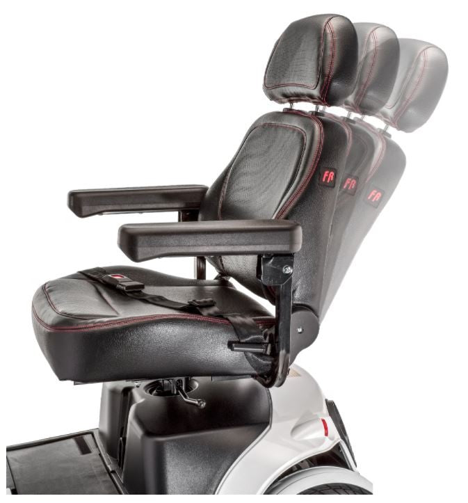 Seat View FR1 Wheel Bariatric Scooter by FreeRider