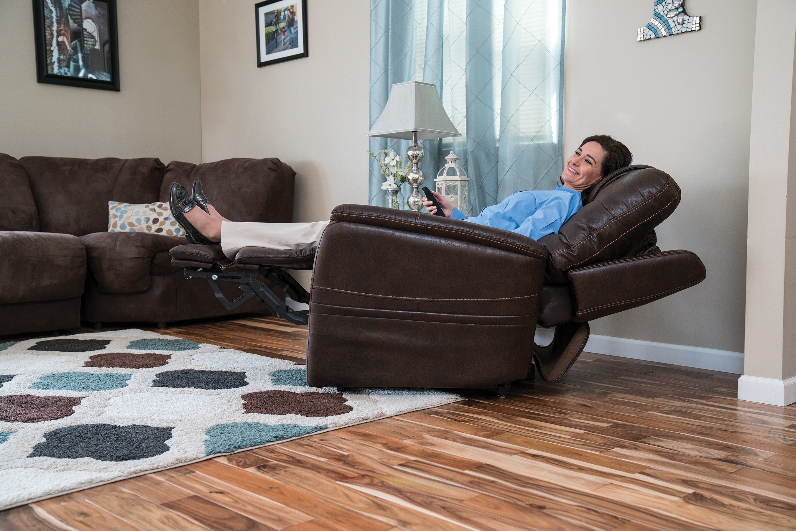 Pride VivaLift! Elegance Reclining Lift Chair - PLR975 Mushroom