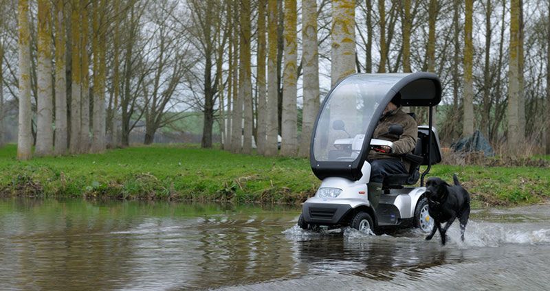 Afiscooter S with Canopy