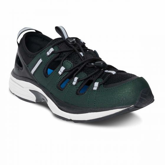 Dr. Comfort Men's Marco Athletic Diabetic Sandals - Green