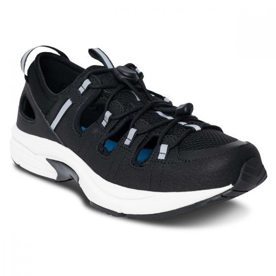 Dr. Comfort Women's Amelia Athletic Diabetic Sandals - Black