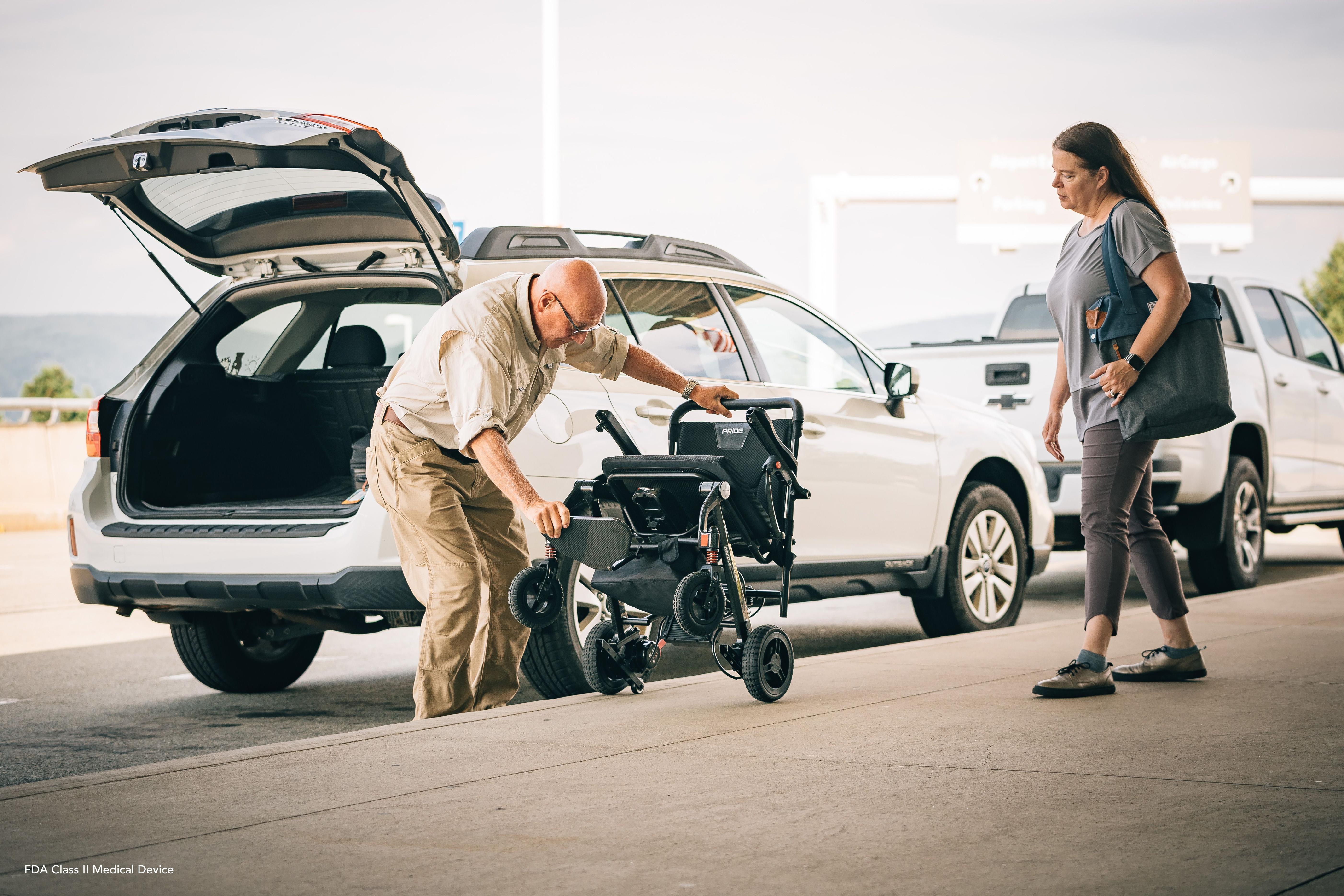 Pride JAZZY Carbon Travel Lite Power Chair