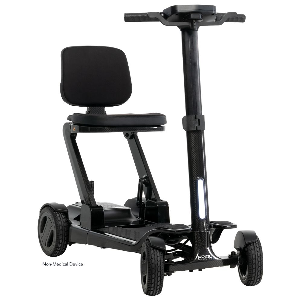 Pride Go-Go Carbon 4-Wheel Folding Travel Scooter
