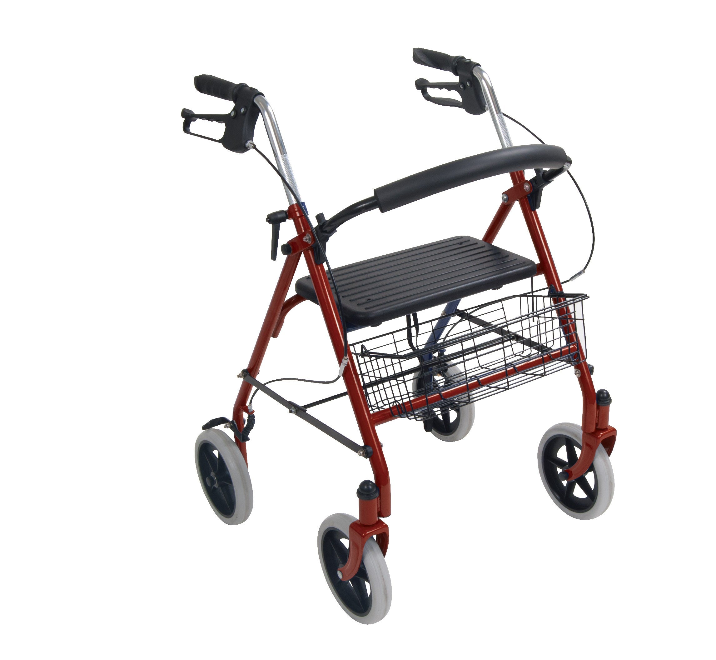 Drive Durable 4 Wheel Rollator with 7.5" Casters