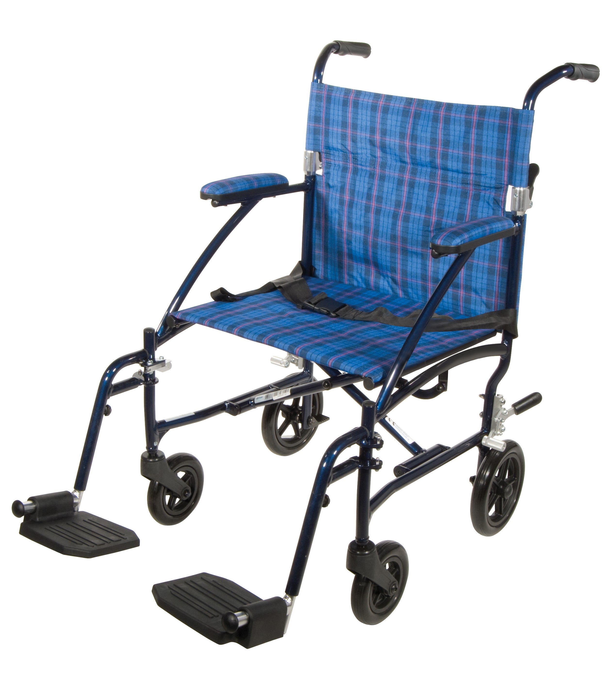 Drive Fly Lite Ultra Lightweight 19" Aluminum Transport Wheelchair