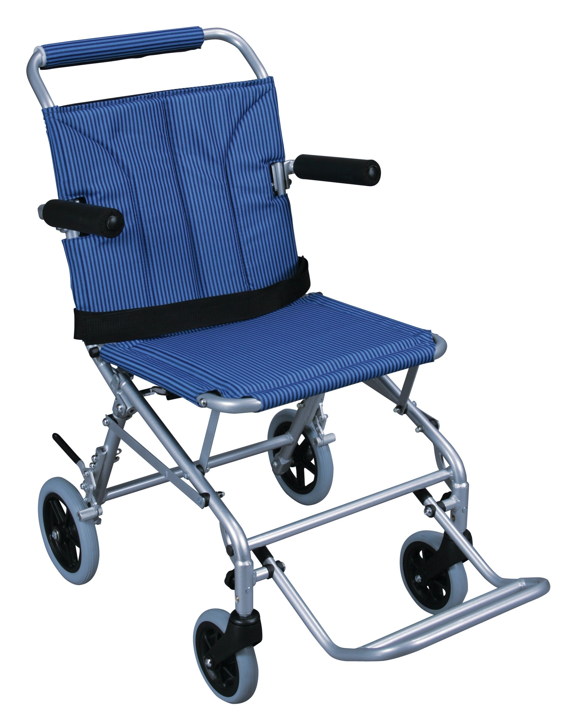 Drive Super Light Folding Transport Wheelchair with Carry Bag & Flip-Back Arms