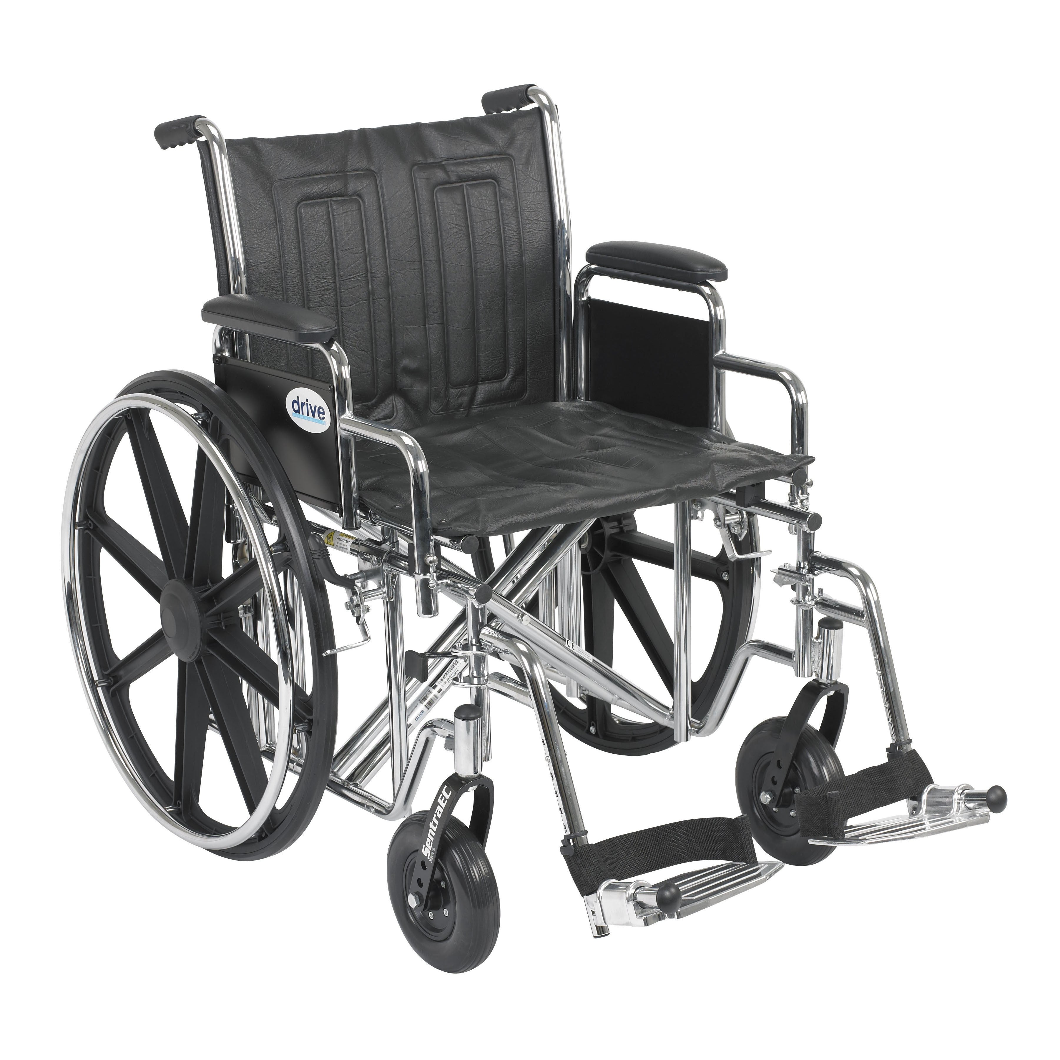 Bariatric Sentra EC HD 20" - 24" Wheelchairs by Drive