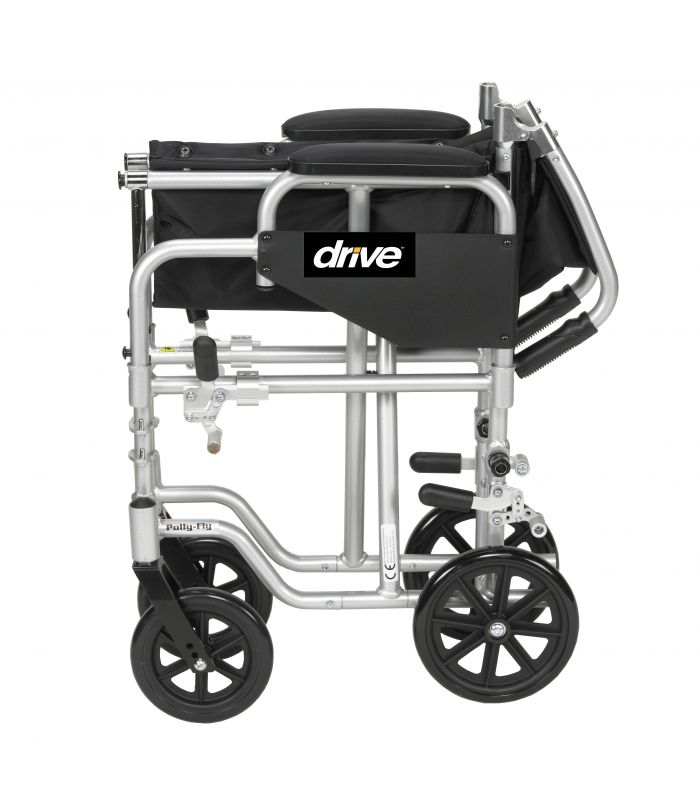 Drive Poly Fly High Strength 16 20 Lightweight Combo Transport Chair
