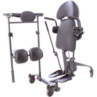 Swing-Away Style with Swivel Casters - Front Right Mounted Trays